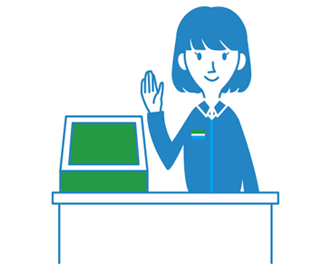 レジカウンターでのお支払い